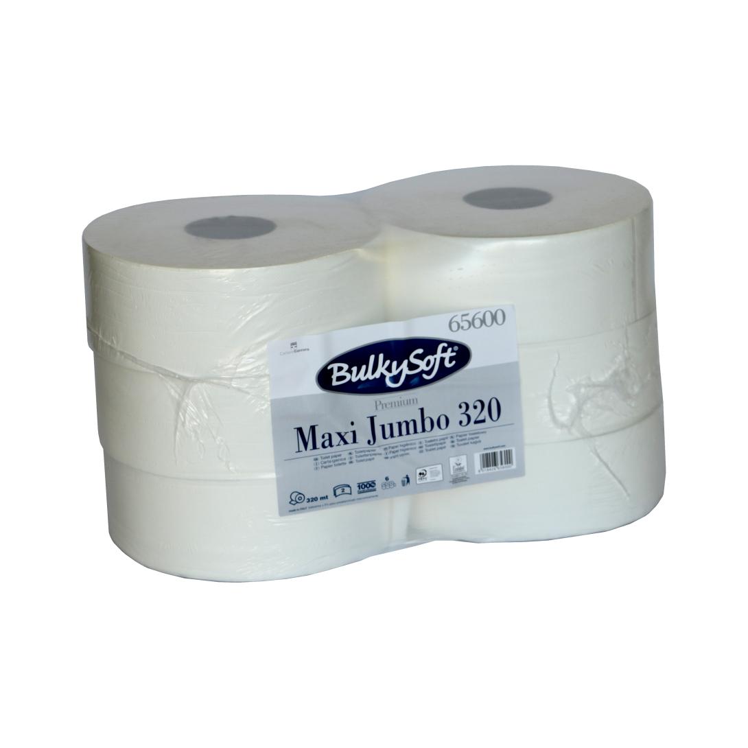 Papel higiénico maxi jumbo 320 - BULKYSOFT