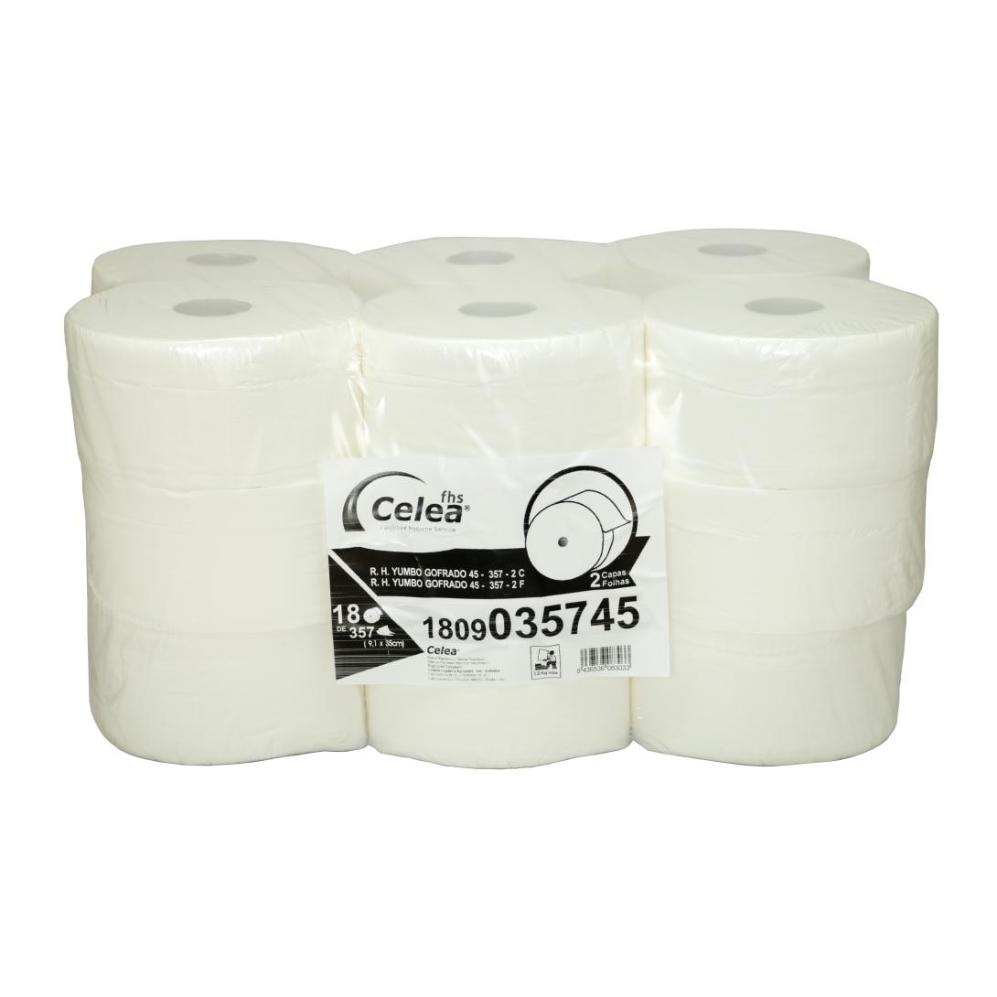 Papel higiénico yumbo gofrado 45 - 357 - 2 C - CELEA