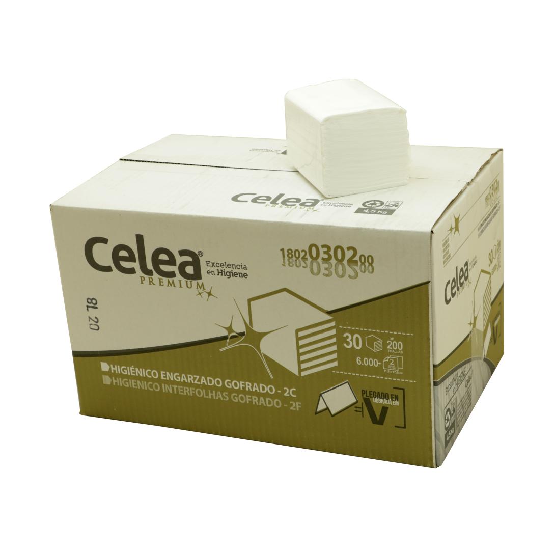 Papel higiénico engarzado gofrado - 2C - CELEA